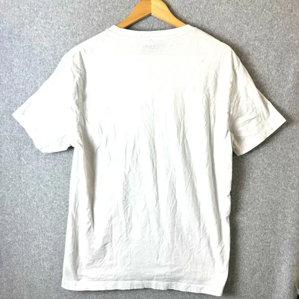 True Religion graphic logo men's crewneck t-shirt White Casual Cotton Streetwear